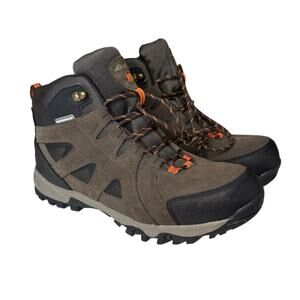 Eddie Bauer Harrison Hiking Boots Men’s 12M Waterproof Leather Brown